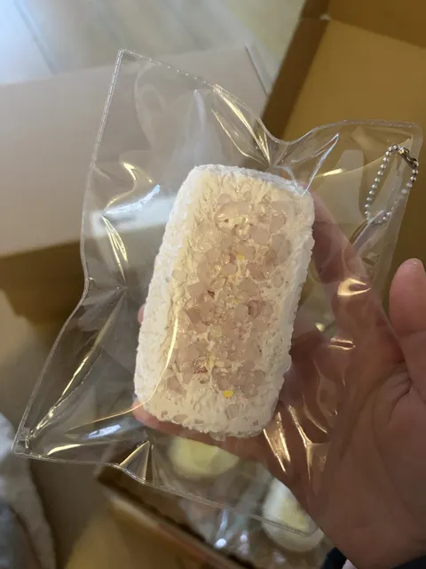 粉色长饭团